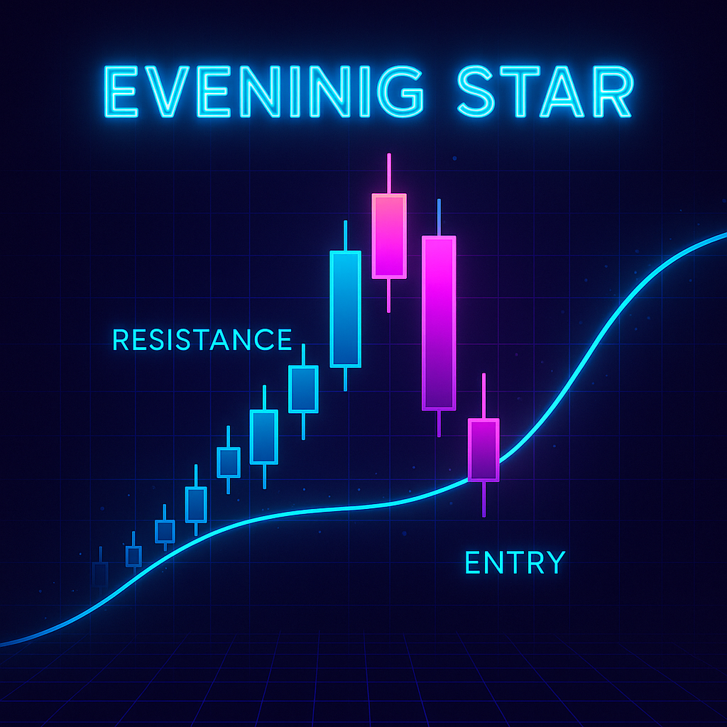 Estrategia con el patrón Evening Star: cómo identificar una reversión bajista efectiva